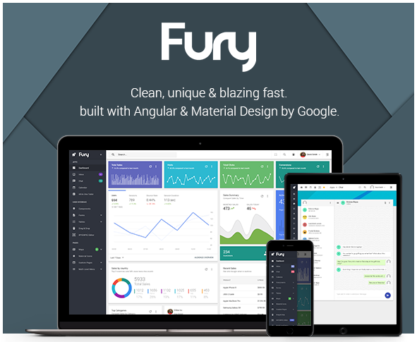 Fury - Angular 16+ Material Design Admin Template - 6